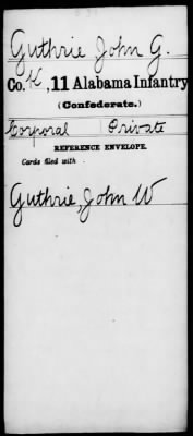 Thumbnail for John W. > Guthrie, John W.