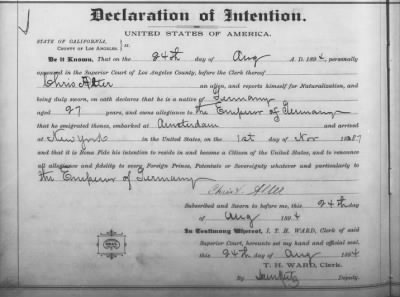 Alter, Chris > Declaration of Intention (1894)