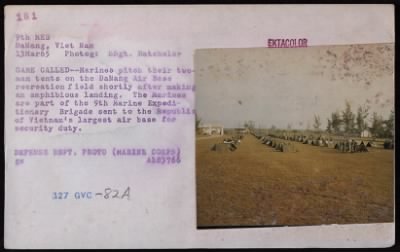 Thumbnail for Combat > Combat - 1965 (9th Expeditionary Brigade Landing at Da Nang, 1965)