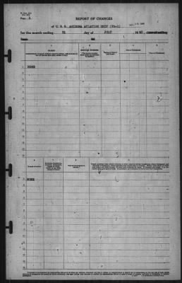 Thumbnail for Report of Changes > 31-Jul-1940