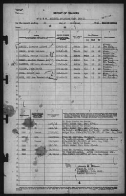 Thumbnail for Report of Changes > 30-Nov-1941