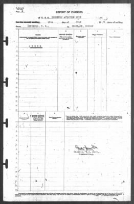 Thumbnail for Report of Changes > 15-Jul-1939