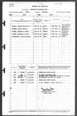 Thumbnail for Report of Changes > 30-Nov-1939