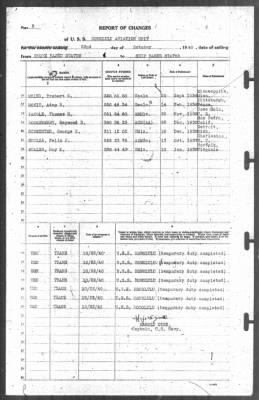 Thumbnail for Muster Rolls > 22-Oct-1940