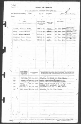 Thumbnail for Report of Changes > 31-Jan-1942