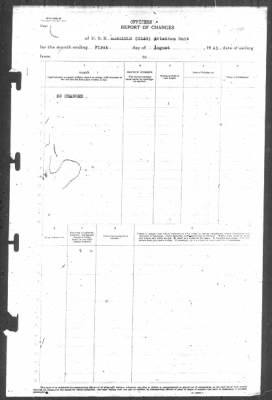 Thumbnail for Report of Changes > 1-Aug-1945