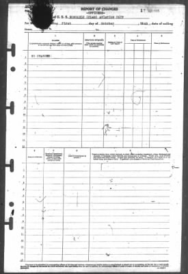 Thumbnail for Report of Changes > 1-Oct-1945