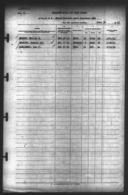 Muster Rolls > 30-Jun-1943