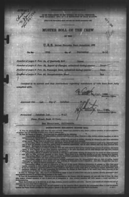 Muster Rolls > 30-Sep-1943