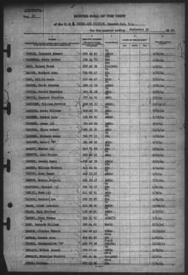 Thumbnail for Muster Rolls > 30-Sep-1944