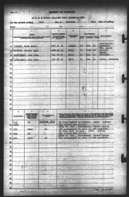 Thumbnail for Report of Changes > 31-Oct-1943