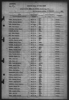 Thumbnail for Muster Rolls > 30-Sep-1944