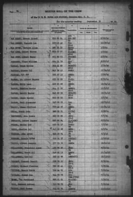 Muster Rolls > 30-Sep-1944