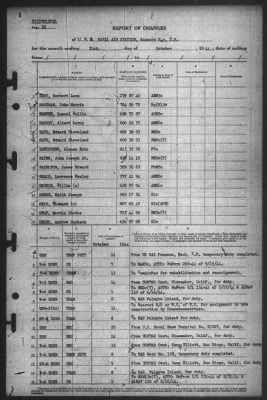 Thumbnail for Report of Changes > 31-Oct-1944