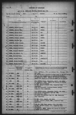 Thumbnail for Report of Changes > 31-Oct-1944