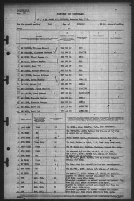 Thumbnail for Report of Changes > 31-Oct-1944