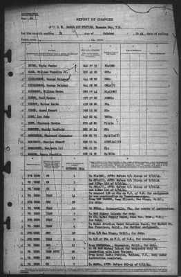 Thumbnail for Report of Changes > 31-Oct-1944