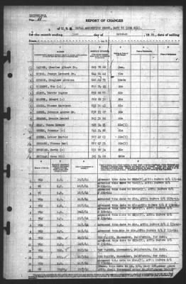 Thumbnail for Report of Changes > 31-Oct-1944