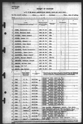 Report of Changes > 31-Oct-1944