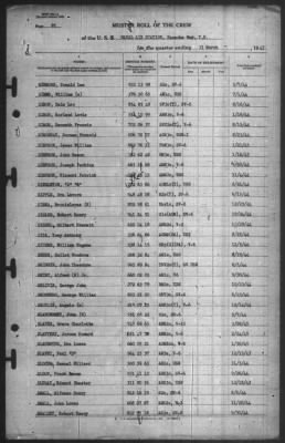 Muster Rolls > 31-Mar-1945