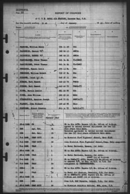 Thumbnail for Report of Changes > 31-Jan-1945