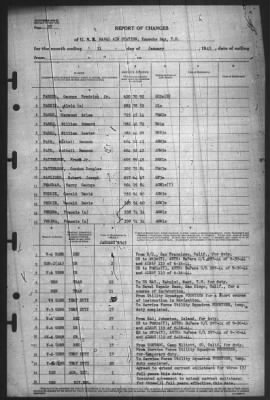 Thumbnail for Report of Changes > 31-Jan-1945