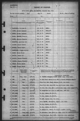 Thumbnail for Report of Changes > 31-Mar-1945