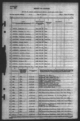 Report of Changes > 31-Mar-1945