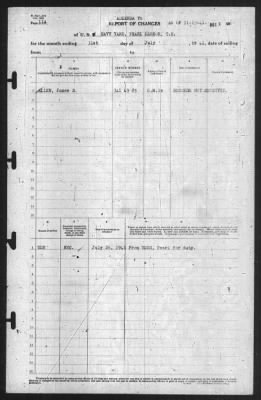 Thumbnail for Report of Changes > 31-Jul-1941