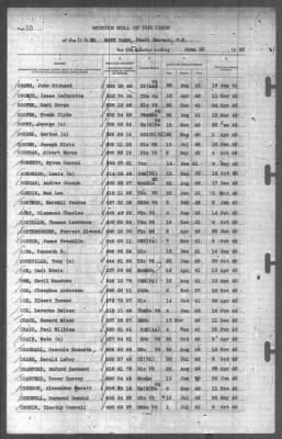 Thumbnail for Muster Rolls > 30-Jun-1943