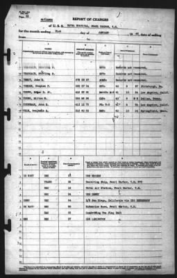 Thumbnail for Report of Changes > 31-Jan-1942