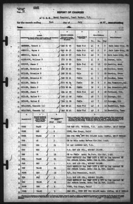 Report of Changes > 31-Jul-1942