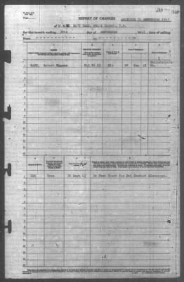 Thumbnail for Report of Changes > 30-Sep-1943