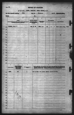 Thumbnail for Report of Changes > 30-Nov-1942