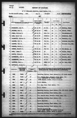 Thumbnail for Report of Changes > 30-Nov-1942