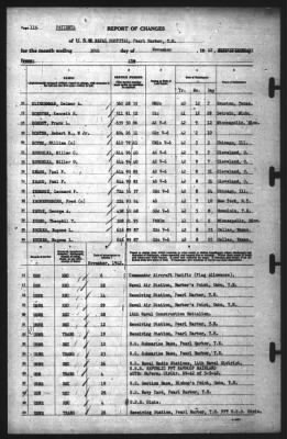 Thumbnail for Report of Changes > 30-Nov-1942