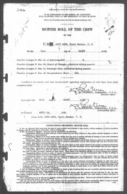 Muster Rolls > 31-Mar-1942