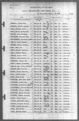 Muster Rolls > 30-Jun-1944