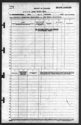 Thumbnail for Report of Changes > 23-Nov-1940