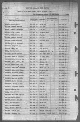 Thumbnail for Muster Rolls > 30-Sep-1944