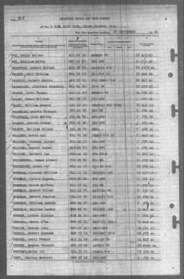 Thumbnail for Muster Rolls > 30-Sep-1944