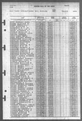 Thumbnail for Muster Rolls > 1-Jul-1945