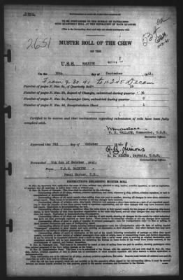 Muster Rolls > 30-Sep-1941