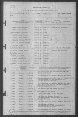 Thumbnail for Report of Changes > 30-Apr-1941