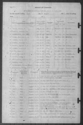 Thumbnail for Report of Changes > 31-Aug-1941