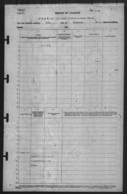 Thumbnail for Report of Changes > 30-Nov-1942