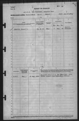 Thumbnail for Report of Changes > 23-Aug-1943