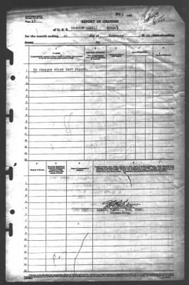 Thumbnail for Report of Changes > 29-Feb-1944