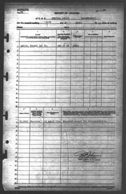 Thumbnail for Report of Changes > 14-Apr-1944