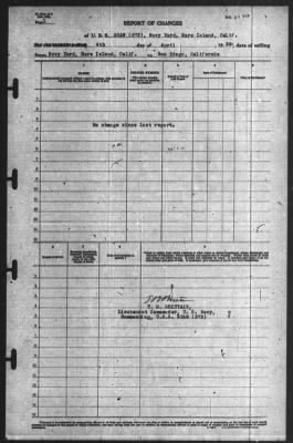 Thumbnail for Report of Changes > 4-Apr-1939